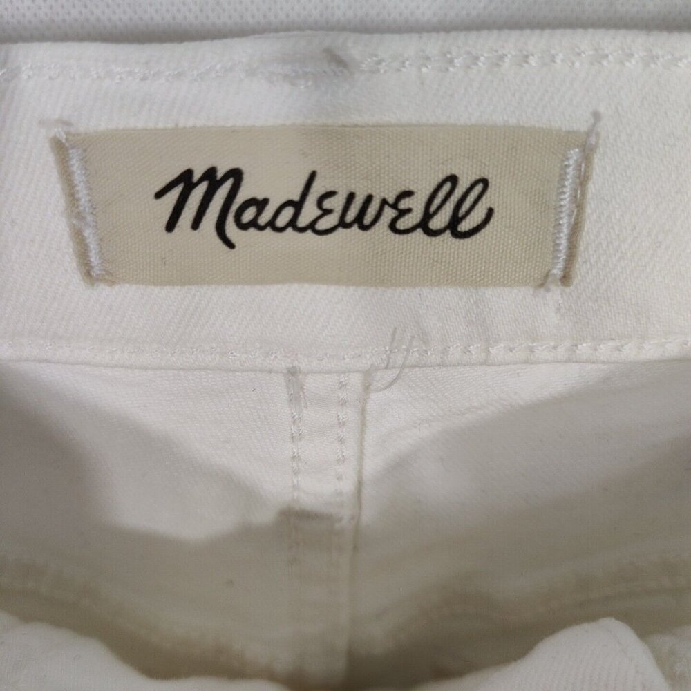 Madewell White The Perfect Vintage Jean High Rise Women Size 25 Skinny Leg ND501 - Picture 4 of 8